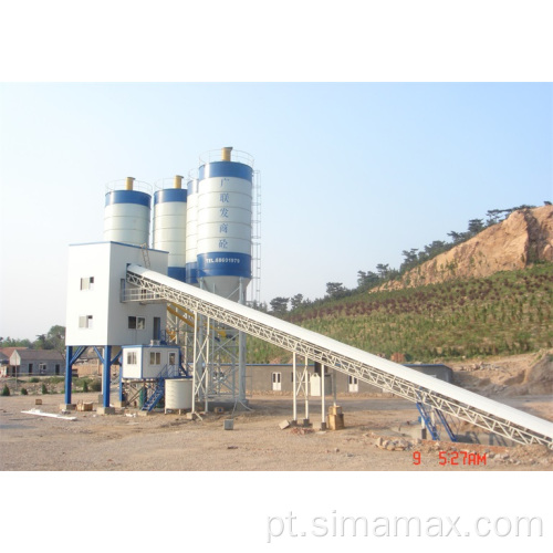 Exportar para a central dosadora de concreto HZS90 de Burkina Faso